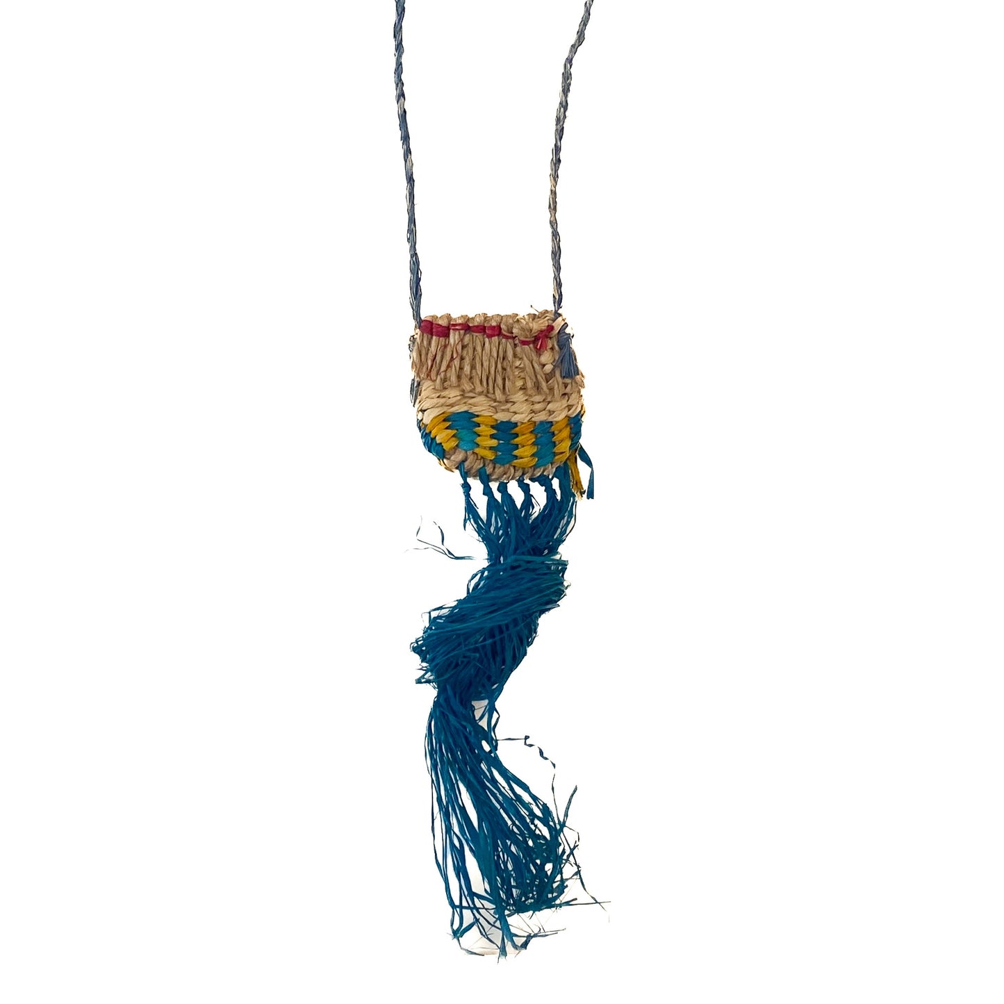 PAULA SAVAGE - Moa Island | 'Migi Bag #731-24' | Woven rafia + jute