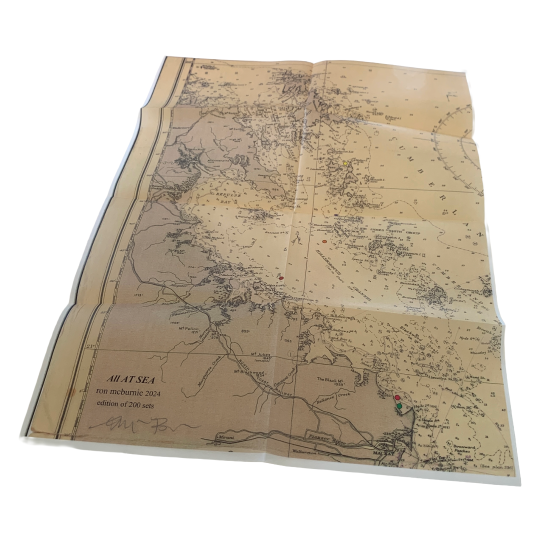MONSOON PUBLISHING | ‘All at Sea’ Artist Postcard Pack | Ron McBurnie | 2024 | cards +map in envelope