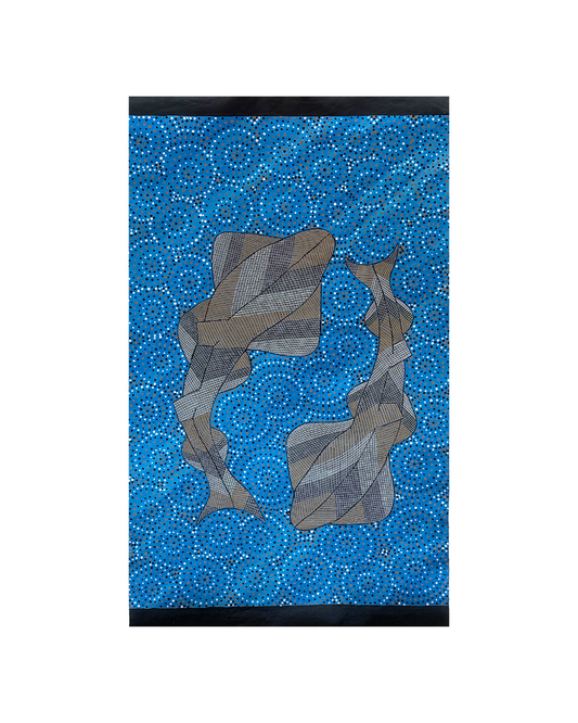 MARK STELLA | ‘Shovelnose Sharks in the Shallows’  | Acrylic on canvas