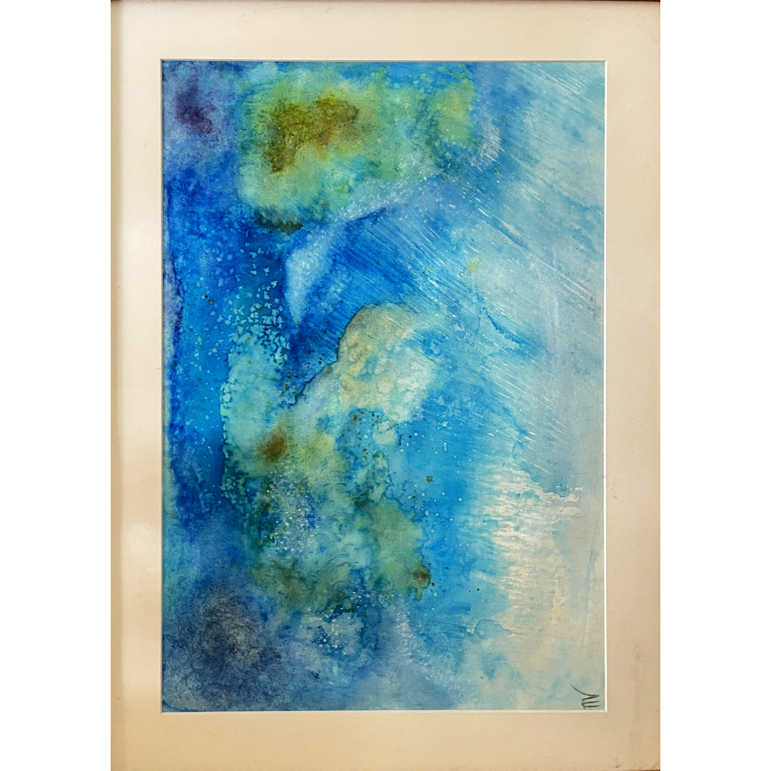 MARIANA VERDAASDONK | 'Glimpse' | 2018 | Ink and acrylic on paper | H610 x W470 mm | framed