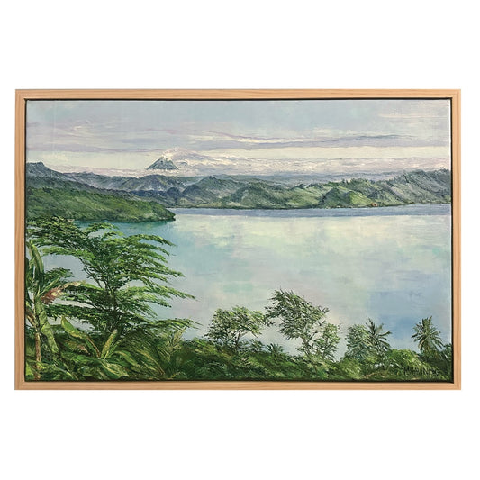 MARILYN TALEO HAVINI | 'Mt Bagana from Premiers Hill' | Oil on canvas