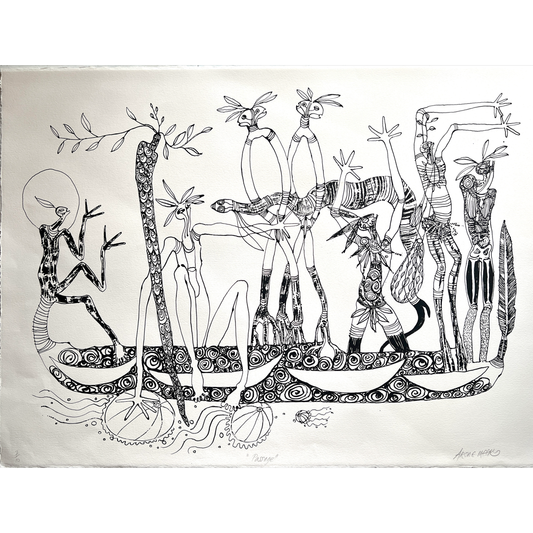 ARONE MEEKS | 'Passage' | 2011 | Screenprint | Paper: 570 x 760 mm