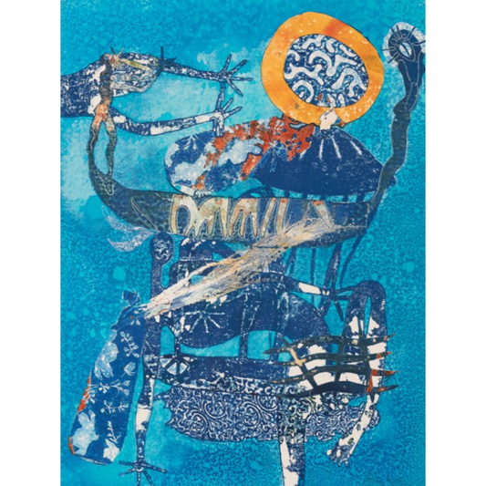 ARONE MEEKS | 'Blu III' | c.2019 | Monoprint  | Paper: 800 x 605 mm