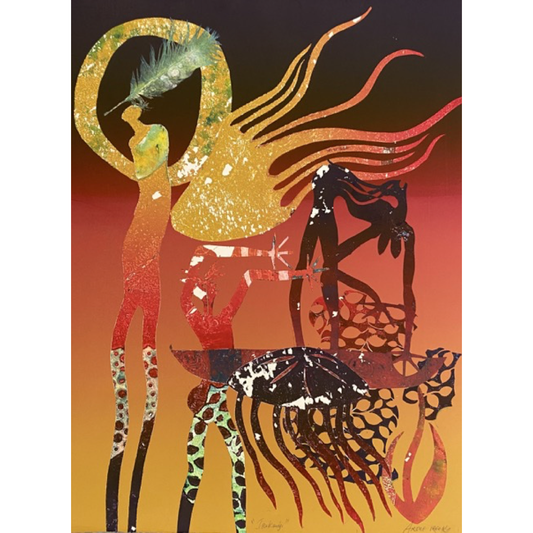 ARONE MEEKS | 'Irukandji'  | 2020 | Monoprint | Paper: 800 x 605 mm