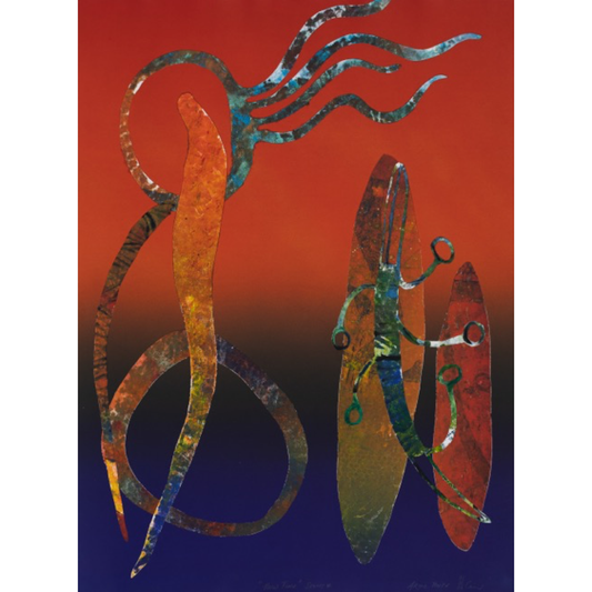 ARONE MEEKS | 'Now Time - series IV'  | 2006 | Monoprint | Paper: 760 x 570 mm
