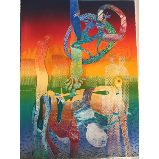 ARONE MEEKS | 'Tidal Series VII' | 2008 | Monoprint | Paper: 760 x 570 mm