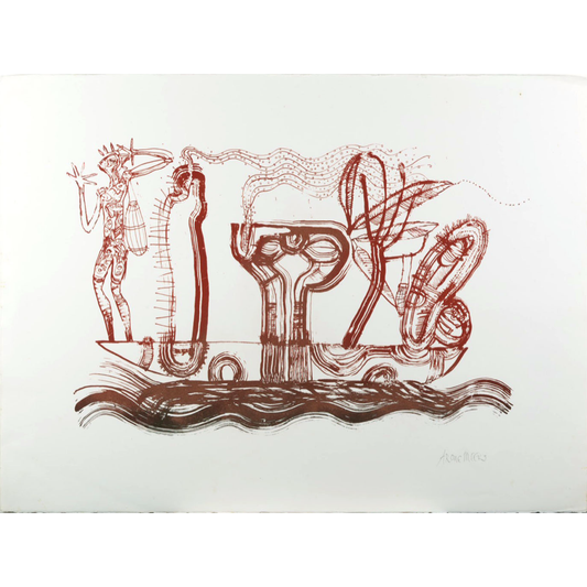 ARONE MEEKS | 'Journey Home' | 2011 | Screen print in colour | Paper: 765 x 565 mm