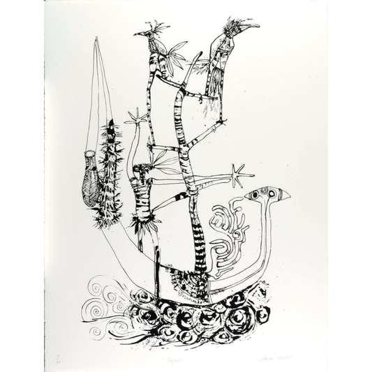 ARONE MEEKS | 'Impact' | 2011 | Screenprint in black ink | Paper: 650 x 500 mm