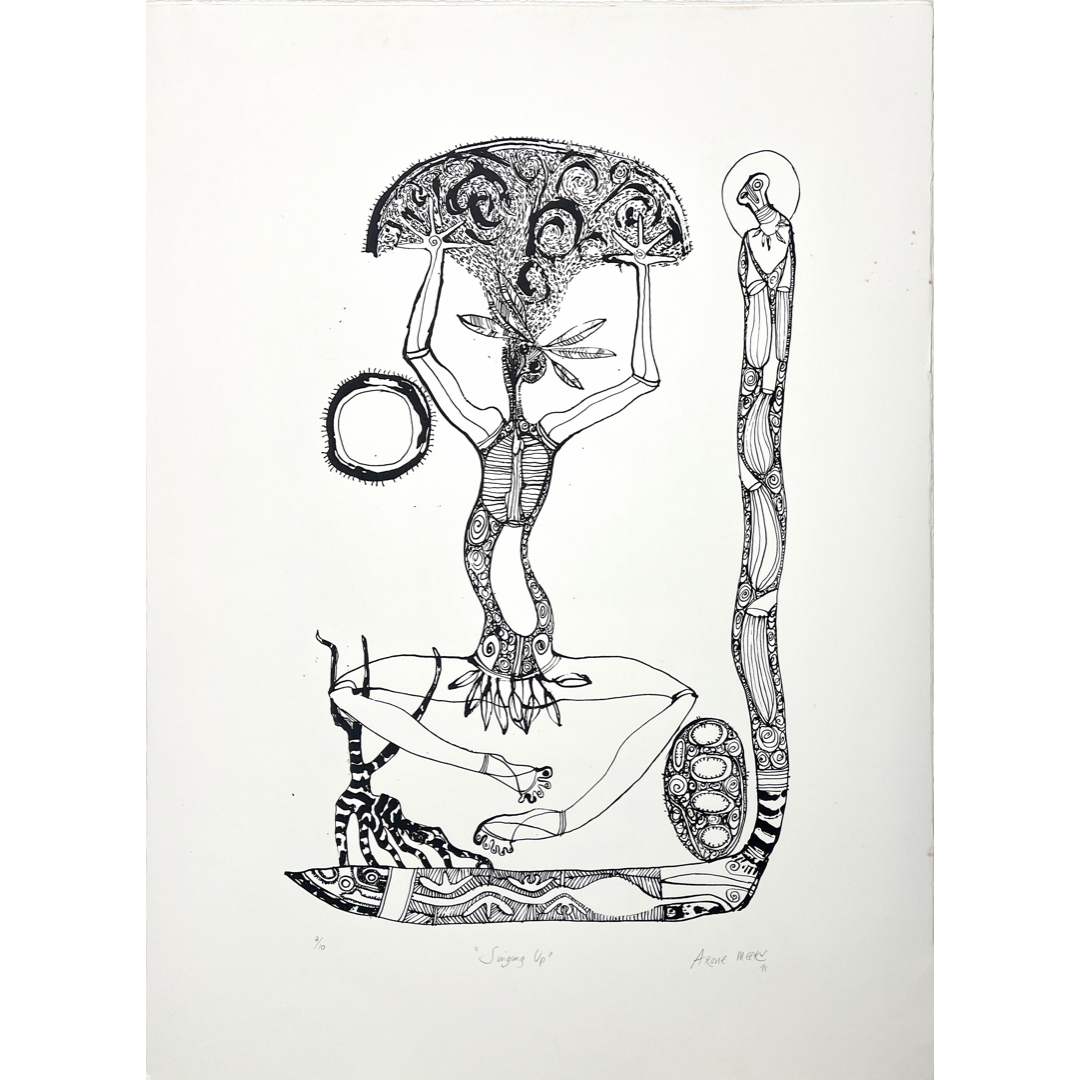 ARONE MEEKS | 'Singing Up' | 2011 | Screenprint | Paper: 760 x 560 mm