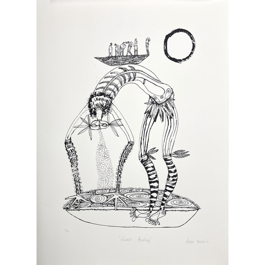 ARONE MEEKS | 'Laura Healing' | 2011 | Screenprint | Paper: 760 x 560 mm