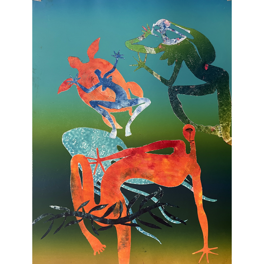 ARONE MEEKS | 'Untitled'  | 2012 | Monoprint (1) | Paper: 805 x 610 mm