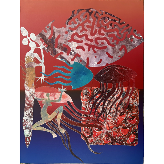 ARONE MEEKS | 'Untitled' | 2020 | Monoprint (6) | Paper: 800 x 610 mm