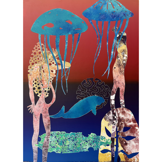 ARONE MEEKS | 'Untitled' | 2020 | Monoprint (9) | Paper: 800 x 560 mm