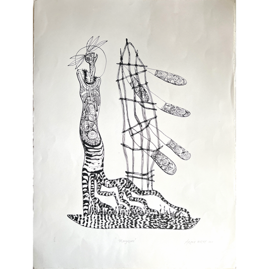 ARONE MEEKS | 'Mangroves' | 2011 | Screenprint | Paper: 755 x 560 mm