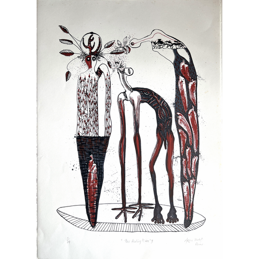 ARONE MEEKS | 'This healiing place II' | 2011 | Screenprint | Paper: 755 x 560 mm