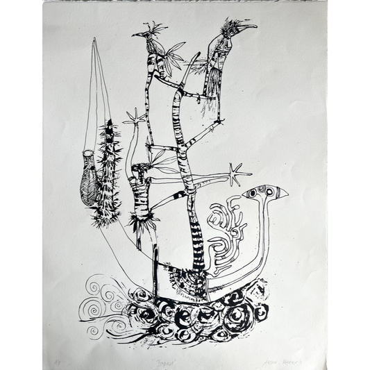 ARONE MEEKS | 'Impact' | 2011 | Screenprint | Paper: 600 x 505 mm