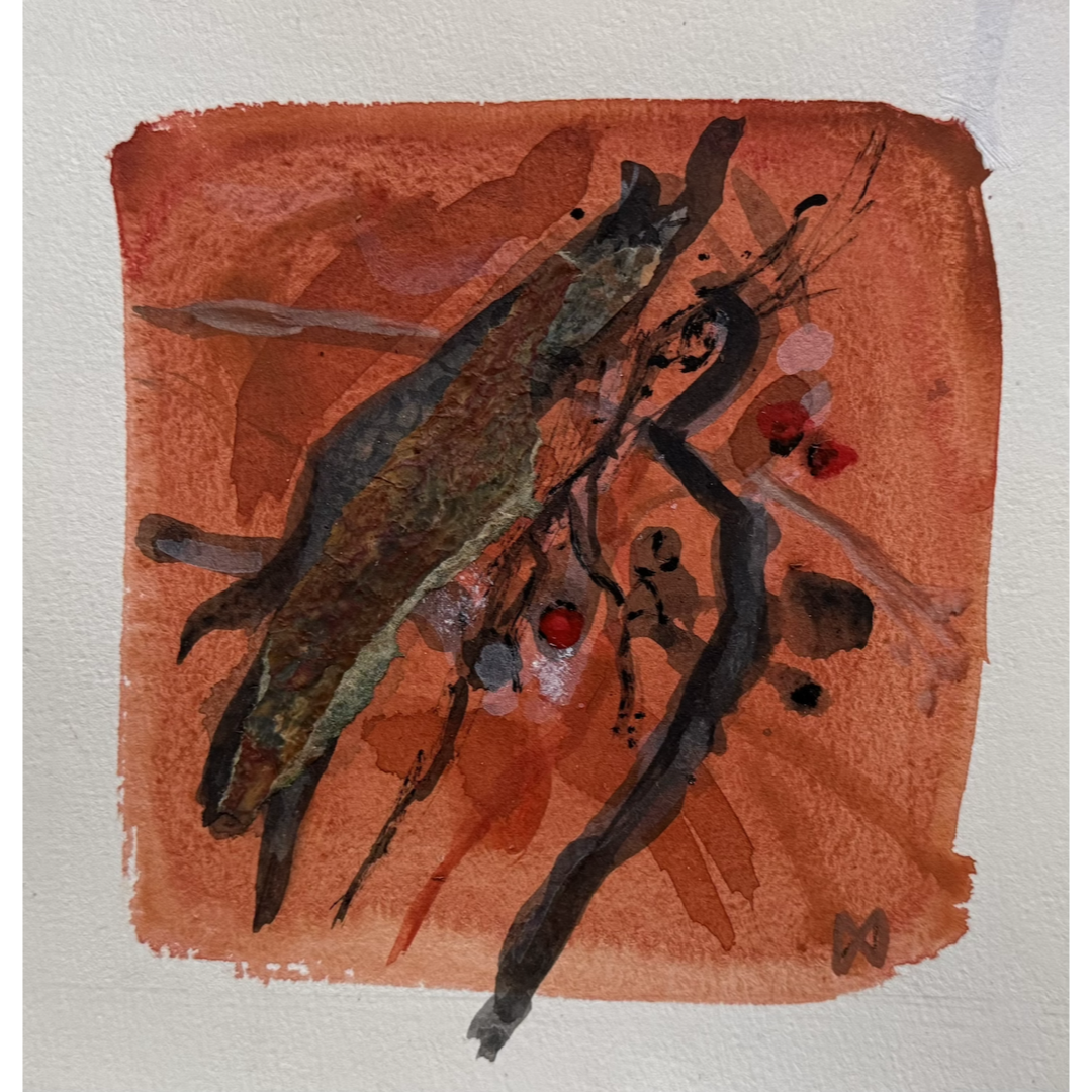 MELISSA WATERS | 'Grounded' 8 | 2026 | Mixed media