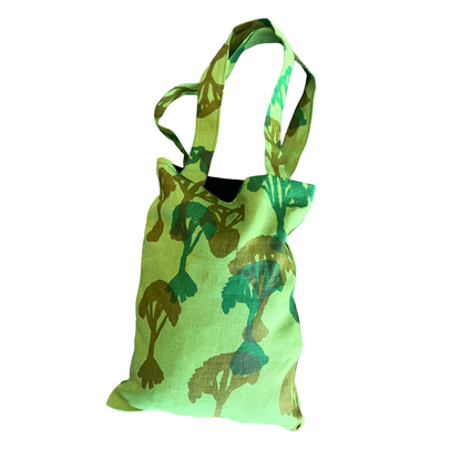 NINNEY MURRAY - Girringun Art Centre | 'Tree Tote' | Screenprinted Indian Linen
