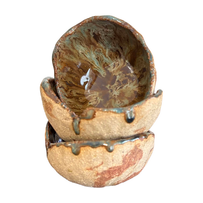 POTTERESS BY ALICIA | ‘Reef Bowls Trio’ | Ceramic dishes