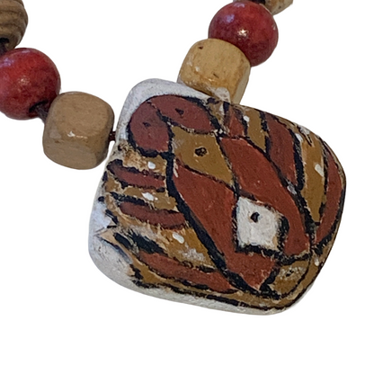 PHILIP DENHAM - Girringun Art Centre | 'Bagu Necklace' | Milky pine