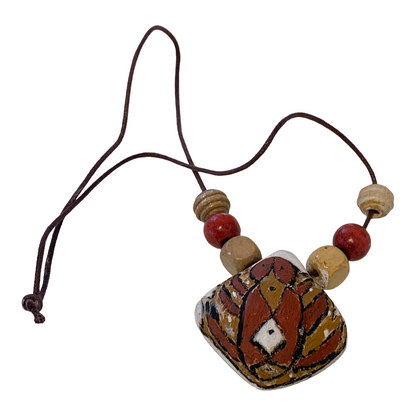 PHILIP DENHAM - Girringun Art Centre | 'Bagu Necklace' | Milky pine