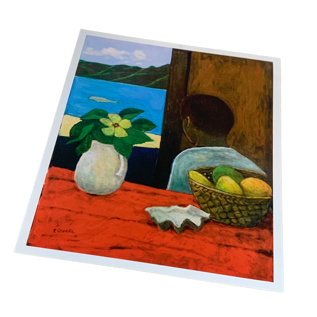 RAY CROOKE | ' Man Looking at Dugong' | Postcard