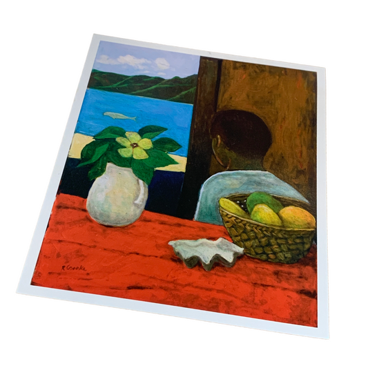 RAY CROOKE | ' Man Looking at Dugong' | Postcard