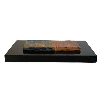 MALKI STUDIO | 'Captured Light 5' | Ceramic wall art on board | Multiple glaze firings