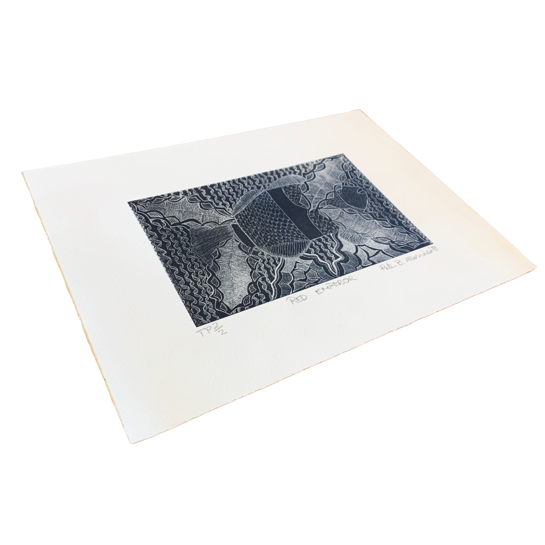 PETER B MORRISON | ‘RED EMPEROR’ TP1/2 | Etching