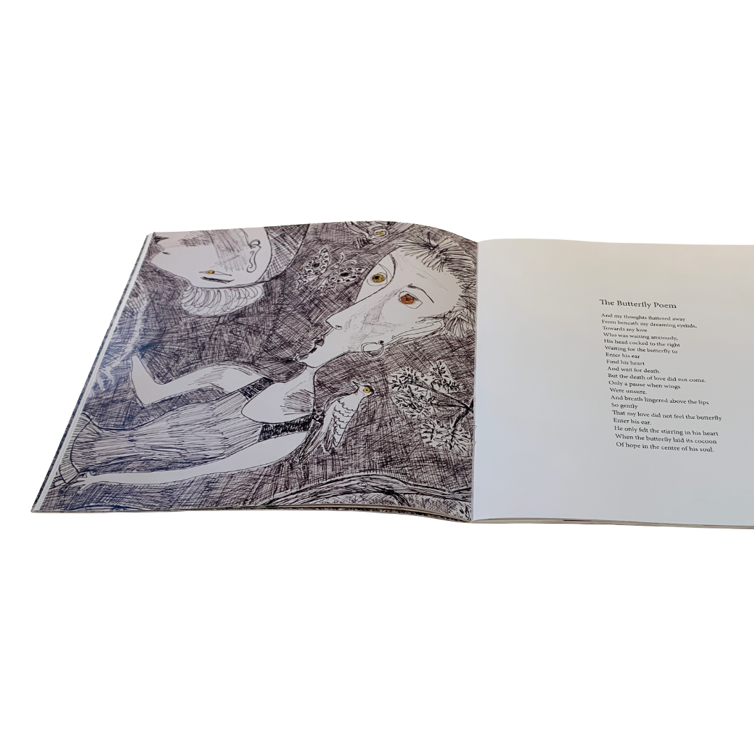 ROBYN BAKER | 'Yellow Eyes: By the Woman Who Changed her mind' | Art + Poetry Book