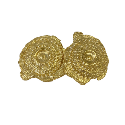 ARTIZ | ‘Spiral Fragment’ Earrings | Gold-plated bronze