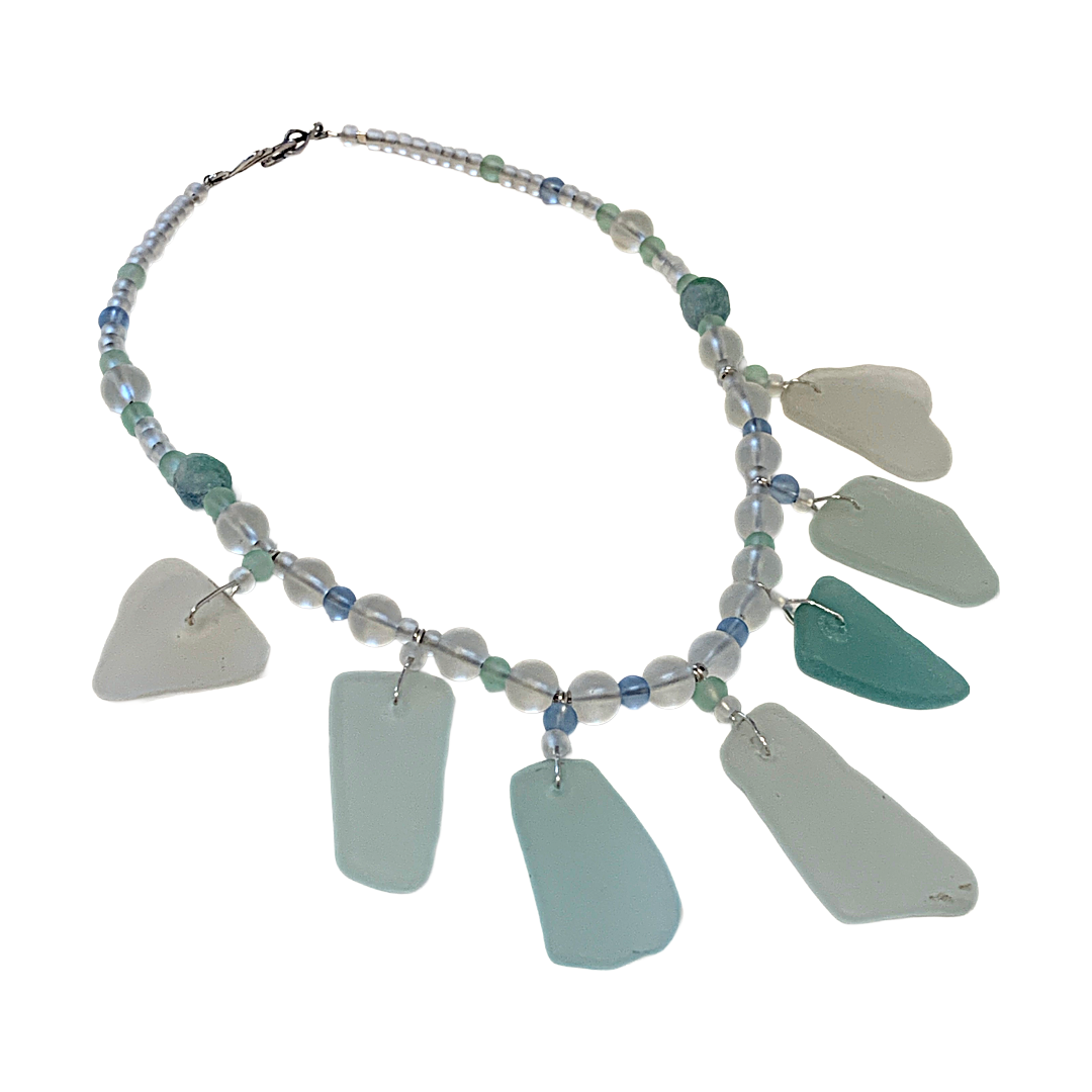 WILD THINGS | ‘Reclaimed Necklace’ | Glass beads + Recycled glass