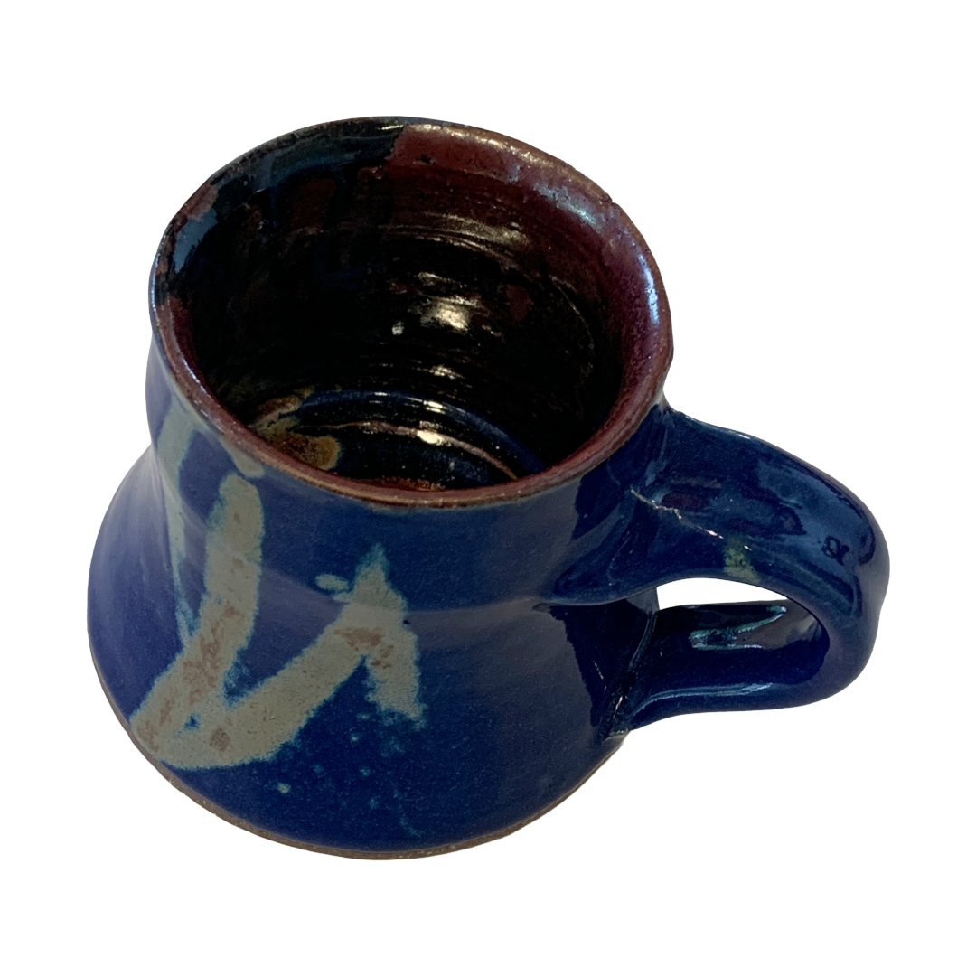 SERVICE CERAMICS | ‘Squat Mug- Blue I’ | 2025 | Wheel-thrown ceramics