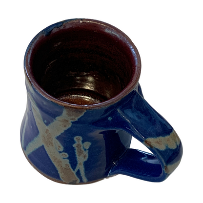 SERVICE CERAMICS | ‘Squat Mug- Blue II’ | 2025 | Wheel-thrown ceramics