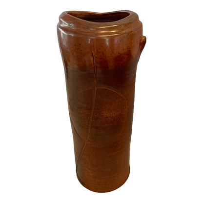 SERVICE CERAMICS | ‘Wood Fired Vase- Tall Organic’ | 2025 | Wheel-thrown ceramics