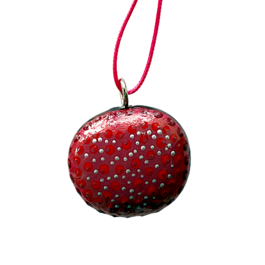 SHERYL J BURCHILL | 'Xmas Bauble (3)' | Hand-painted Burnie Bean