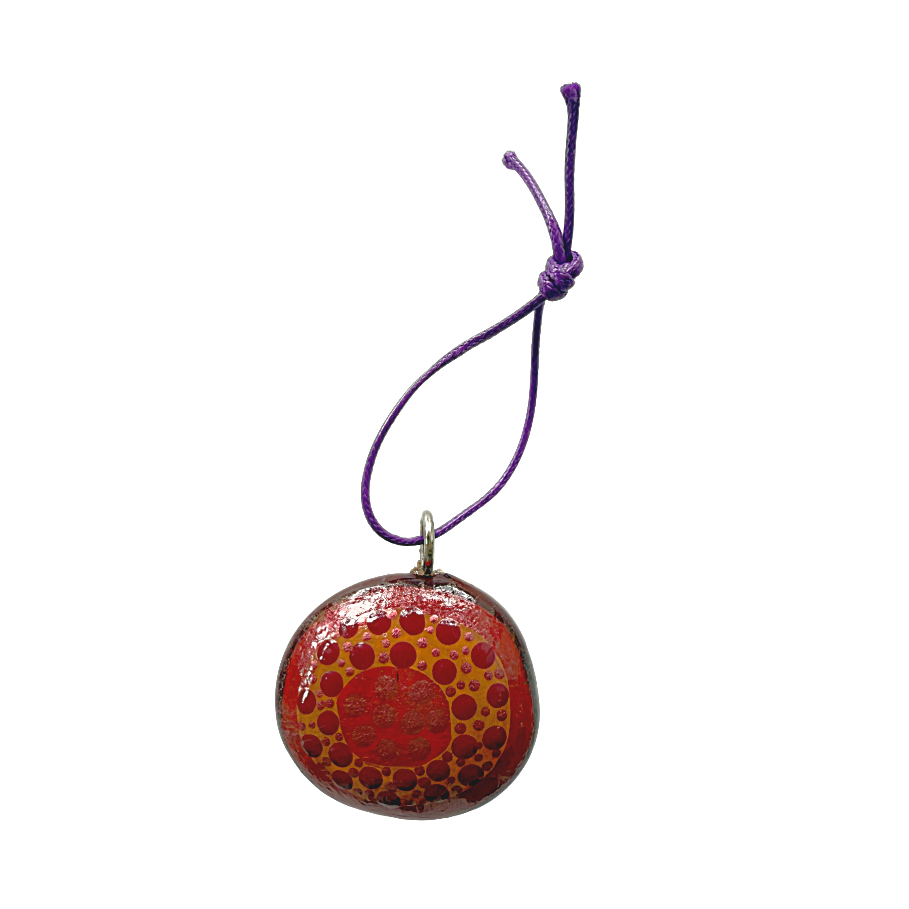 SHERYL J BURCHILL | 'Xmas Bauble (5)' | Hand-painted Burnie Bean