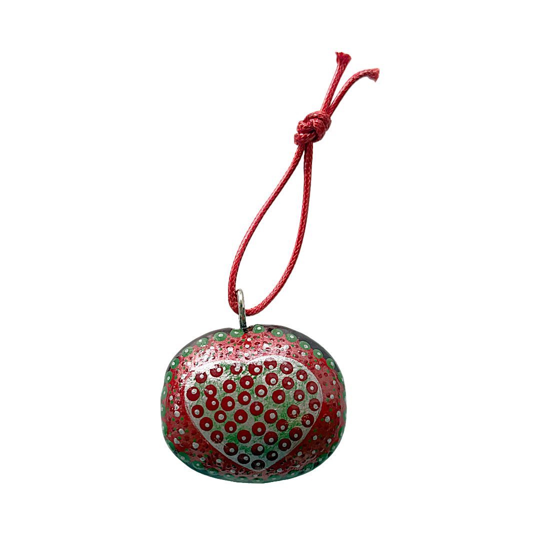 SHERYL J BURCHILL | 'Xmas Bauble (7)' | Hand-painted Burnie Bean