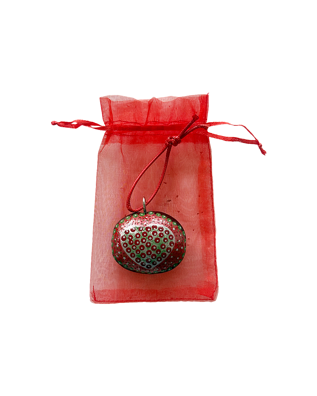 SHERYL J BURCHILL | 'Xmas Bauble (7)' | Hand-painted Burnie Bean