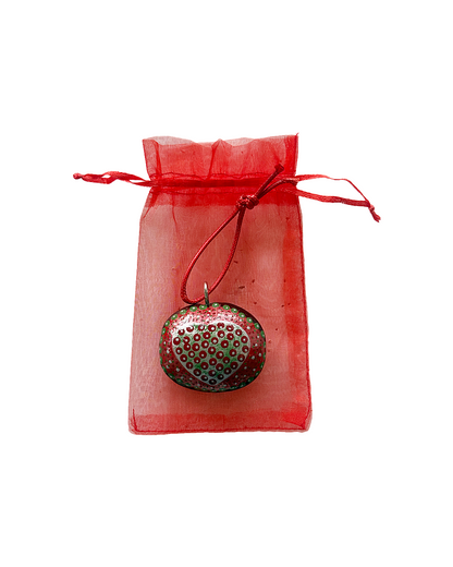 SHERYL J BURCHILL | 'Xmas Bauble (7)' | Hand-painted Burnie Bean