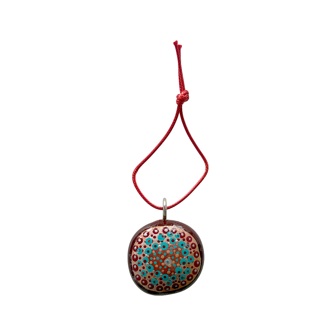 SHERYL J BURCHILL | 'Xmas Bauble (8)' | Hand-painted Burnie Bean