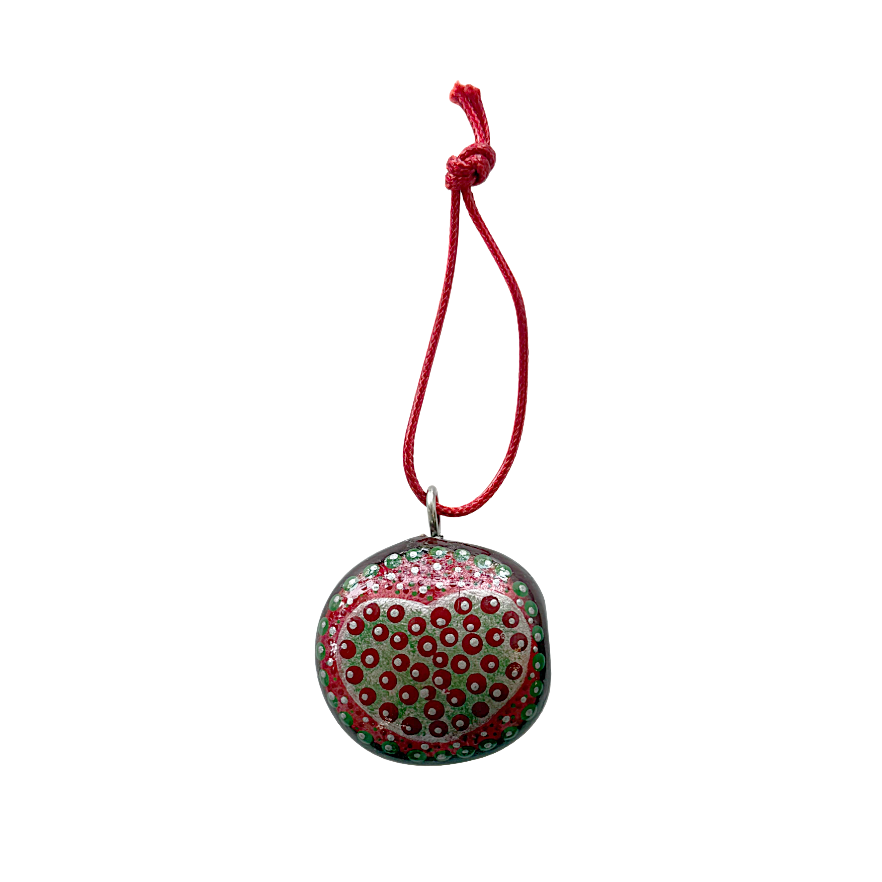 SHERYL J BURCHILL | 'Xmas Bauble (9)' | Hand-painted Burnie Bean