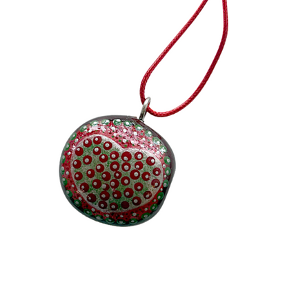 SHERYL J BURCHILL | 'Xmas Bauble (9)' | Hand-painted Burnie Bean