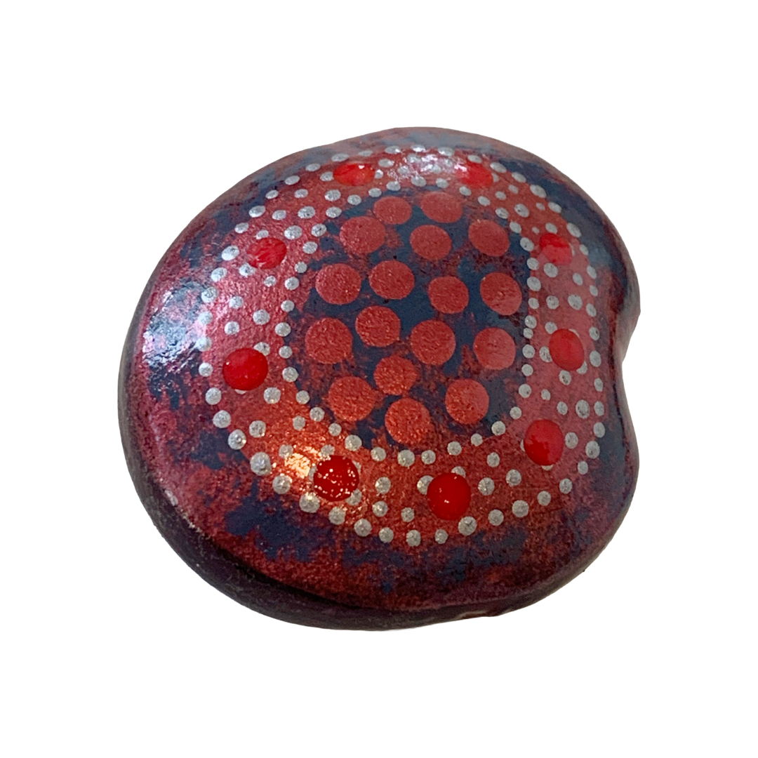 SHERYL J BURCHILL | 'Keepsake (8)' | Hand-painted Burnie Bean