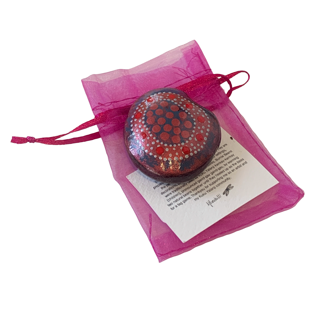 SHERYL J BURCHILL | 'Keepsake (8)' | Hand-painted Burnie Bean