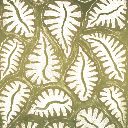 BILLY MISSI | 'Mekai au Nisal (Almond Leaves)' | Lithograph