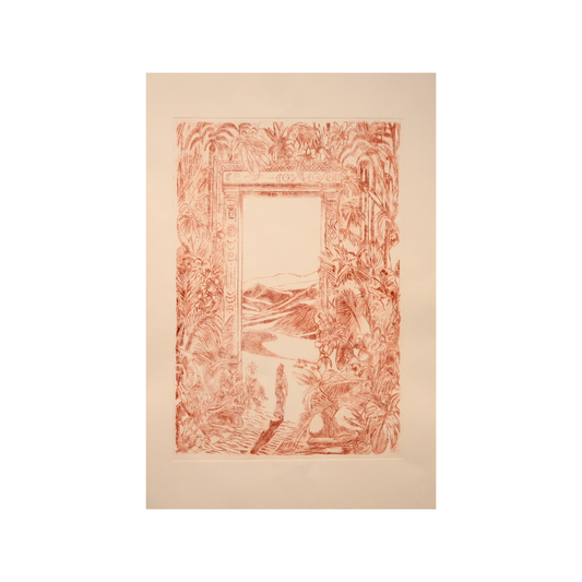 JESSICA MUNRO | 'On the Cusp' | Drypoint etching