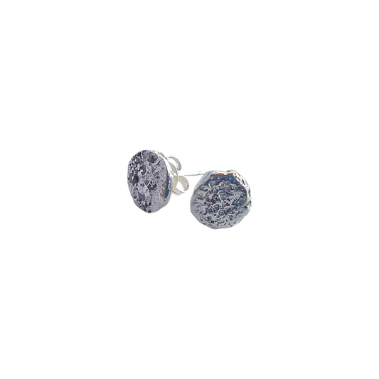 LAURA SCOTT HANDMADE JEWELLERY | ‘Studs’ | Sand cast 925 Sterling Silver