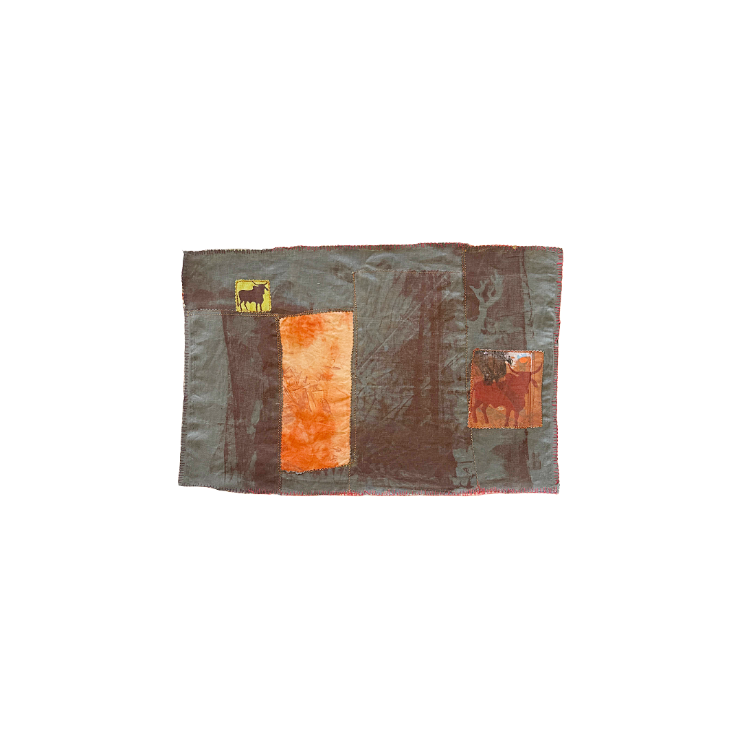 HANNAH PARKER | 'Mats About Place' (7) | Screen-printed fabric