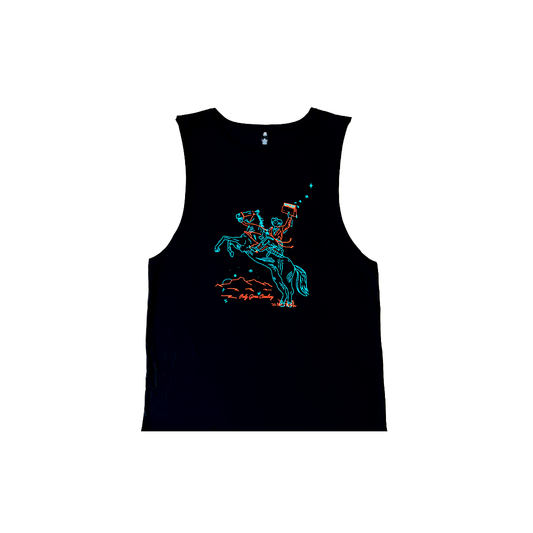 POLY GONE COWBOY | ‘Space Cowboy’ Tank | Black